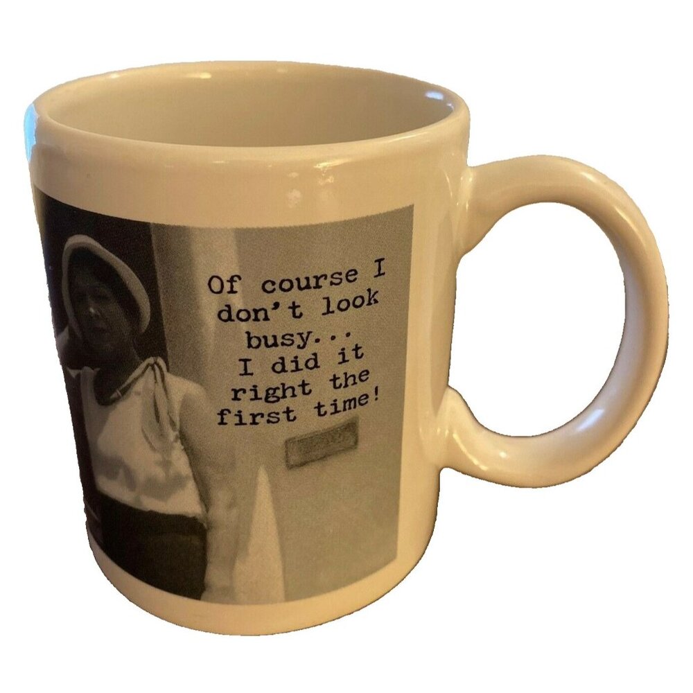 Novelty Mug - Trash Talk by Annie - 12 oz. Of course I don't look busy...